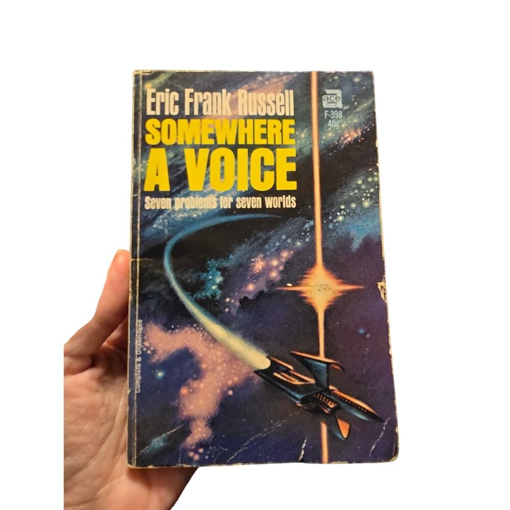Somewhere a voice by Eric Frank Russell Ace books 1965